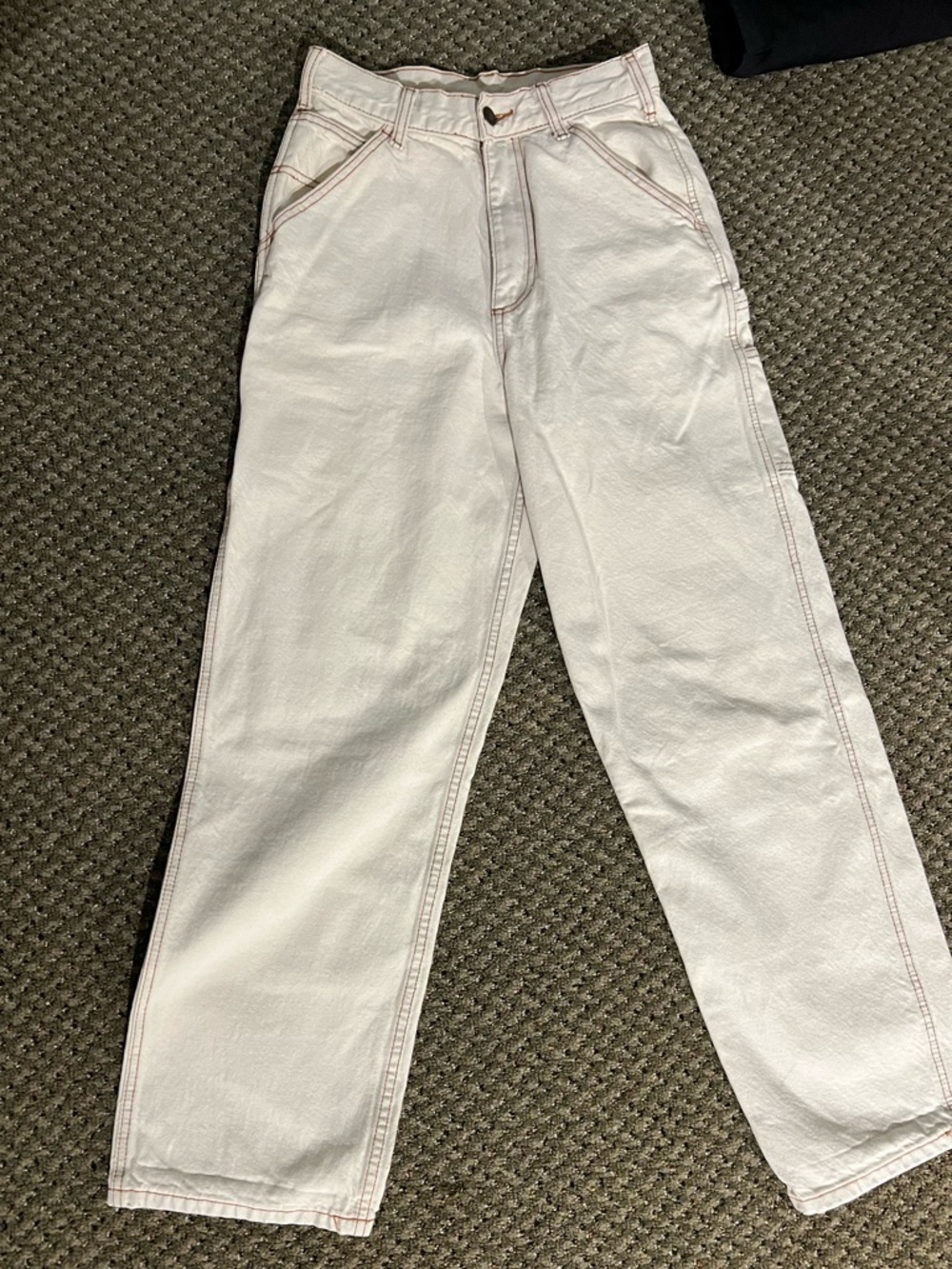 John galt white cargo jeans